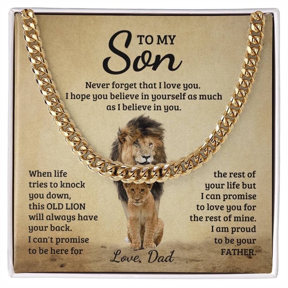 Never Forget - Cuban Link Chain