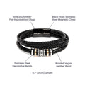 Pages of My Life Love You Forever (To My Grandson) – Bracelet