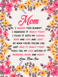 Mom You Will My Love In It – Coral Fleece Blanket